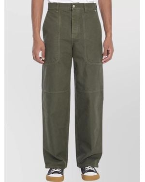Loewe Cargo Pants Utility Multiple Pockets - Green