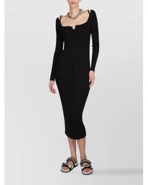 Philosophy Midi Dress - Black