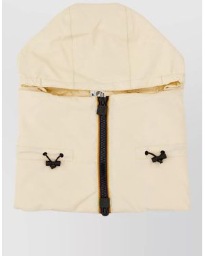 K-Way Recycled Polyamide Hooded Neck Warmer - Natural