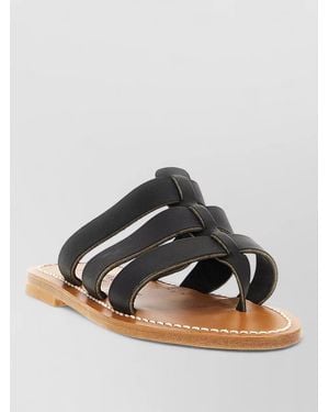 K. Jacques Dolon Sandals Flat Sole Multiple Straps - Multicolour