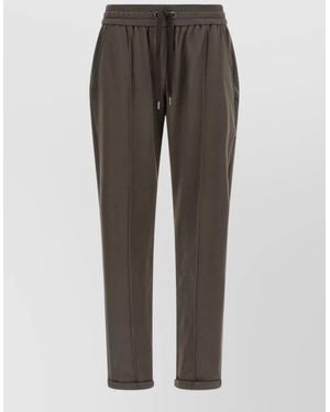 Brunello Cucinelli Track Sweatpants - Gray
