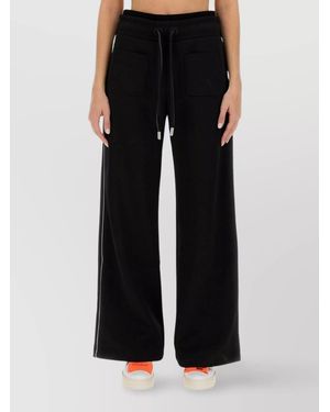 Off-White c/o Virgil Abloh Relaxed-Fit Wide-Leg Trousers - Black