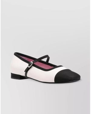 CAREL PARIS Calf Leather Ballerina Shoes - Metallic