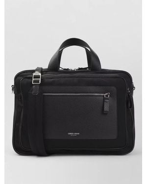 Giorgio Armani Briefcase Bag - Black