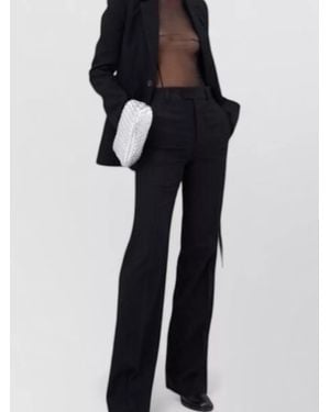 Ann Demeulemeester Sleeveless High Neck Stretch Tailoring Set - Black