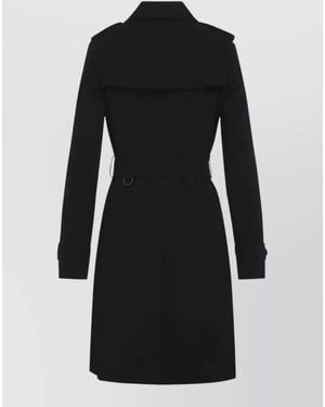 Burberry Chelsea Heritage Trench Coat Slim Fit - Black