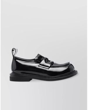 Moschino Leather Lace-Up Brogues - Multicolour