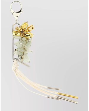 Dries Van Noten Decorative Brooch Featuring Beaded Design - Multicolor