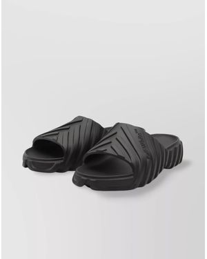 Off-White c/o Virgil Abloh Exploration Slide Sandals With Embossed Motif - Multicolor