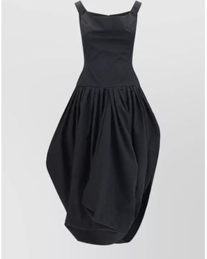Magda Butrym Polyester Midi Dress - Blue