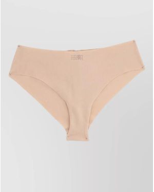 MM6 by Maison Margiela Cotton Bikini Bottoms - Natural
