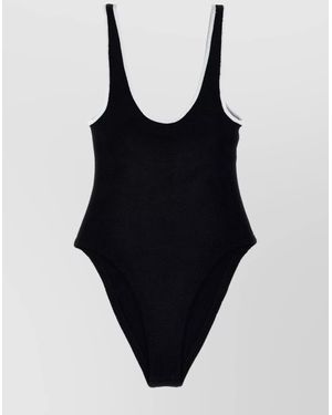 Hunza G 'Faye Swim' One-Piece Swimsuit - Black
