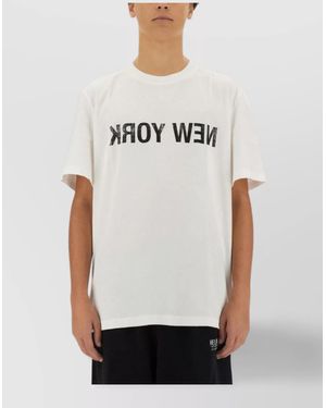 Helmut Lang Logo Print T-Shirt - White