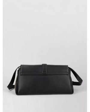 Ferragamo Na Leather Clutch Bag - Black