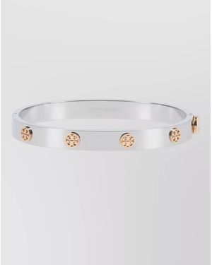Tory Burch Metal Finish Bracelet Featuring Decorative Studs - Multicolor