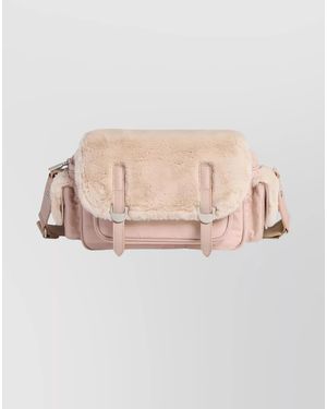Coccinelle Nylon Crossbody Bag - Pink