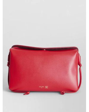 Celine Lambskin Clutch Bag - Red