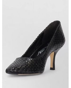 LA ROSE Wooden Pumps - Black