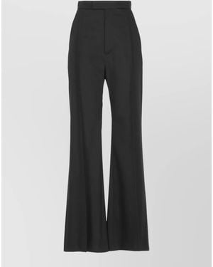 Vivienne Westwood Virgin Wool Flared Trousers - Black
