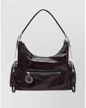 Stella McCartney Dartmoor Shoulder Bag Adjustable Strap - Black