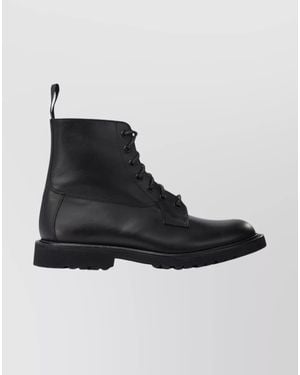 Tricker's Leather Burford Ankle Boots - Black