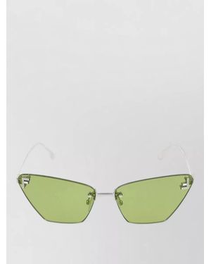 Fendi Maison Sunglasses Cat Eye Rhinestone Design - Green