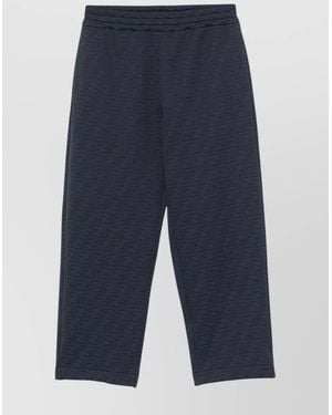Fendi Monogram Track Pants - Blue