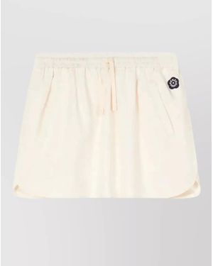 KENZO Boke Flower 2.0 Skirt Side Pockets - Natural