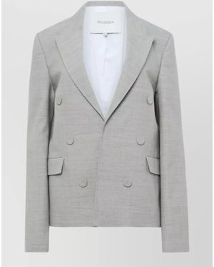 JW Anderson Double-Breasted Tailored Jacket - Gray