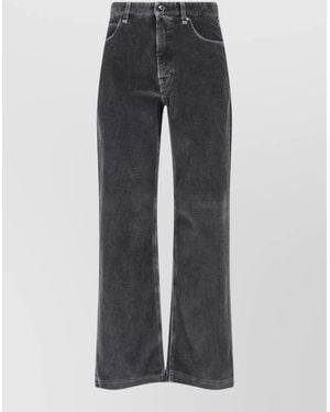 Fendi Straight-Leg Trousers - Grey