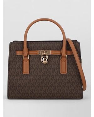 Michael Kors Tote Bag Detachable Strap Top Handles - Brown
