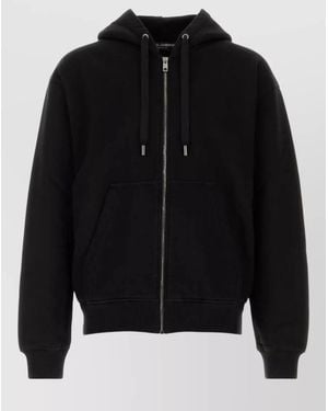 Dolce & Gabbana Cotton Hooded Jacket - Black