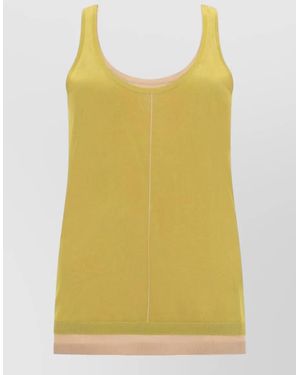 Paul Smith Rayon Tank Top - Yellow