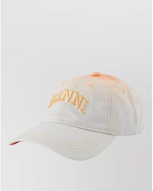 Ganni Cotton Cap - White