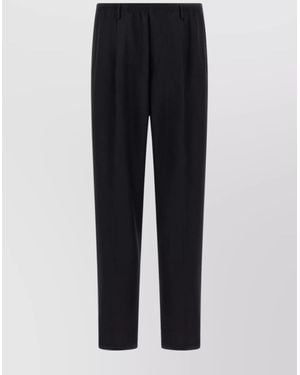 Cellar Door 'Ezio' Trousers With Belt Loops - Blue