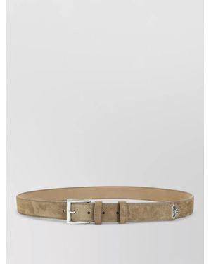 Prada Brada Suede Leather Belt Soft Construction - Multicolor