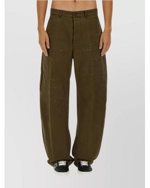 DSquared² Wide-Leg Trousers - Green