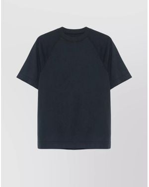 Circolo 1901 Cotton Crew Neck Short-Sleeve T-Shirt - Blue