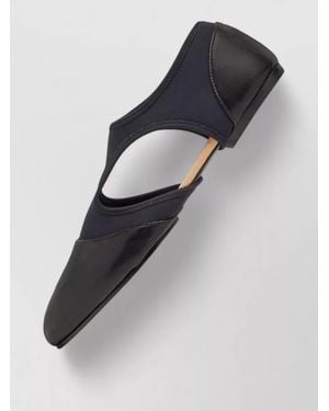 Maison Margiela Loafers Cut Out Design Flat Sole Split Toe - Multicolor