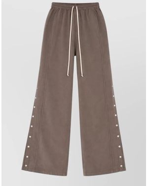 Rick Owens Wide-Leg Trousers - Brown
