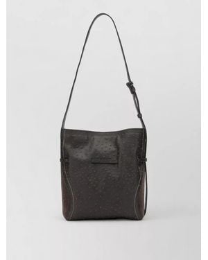 Gianni Chiarini Leather Shoulder Bag - White