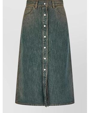 Fendi Denim Skirt - Green