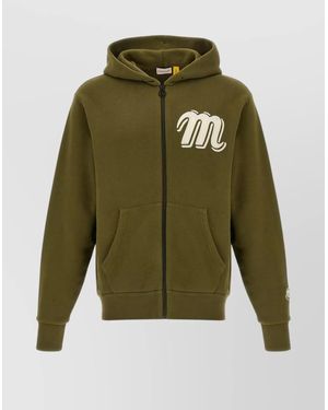 Moncler Genius Nigo Collaboration Hoodie For Mercedes-Benz - Green