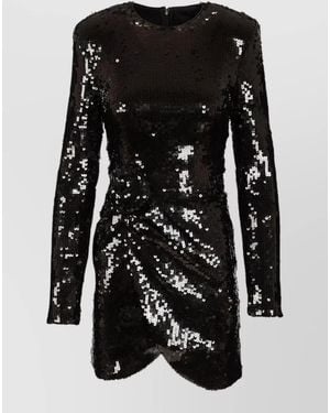 ROTATE BIRGER CHRISTENSEN Sequins Mini Dress - Black