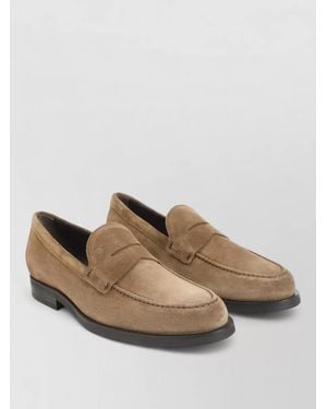 Tod's Leather Loafers - Brown