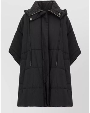 Erika Cavallini Semi Couture Oversized Puffer Coat - Black