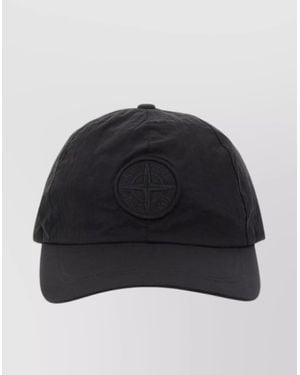 Stone Island Curved Brim Hats Collection - Black