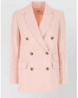 Zimmermann Linen Blazer - Pink