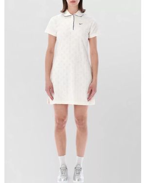Nike Tennis Mini Dress Polo Collar - White