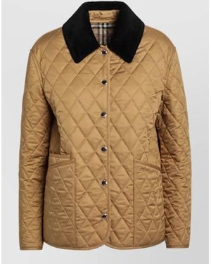 Burberry Fitted Jacket - Brown